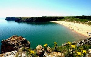 A Photograph of Barafundle Bay