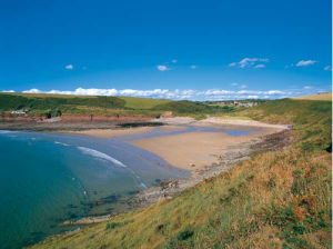 A Photograph of Manorbier Beach